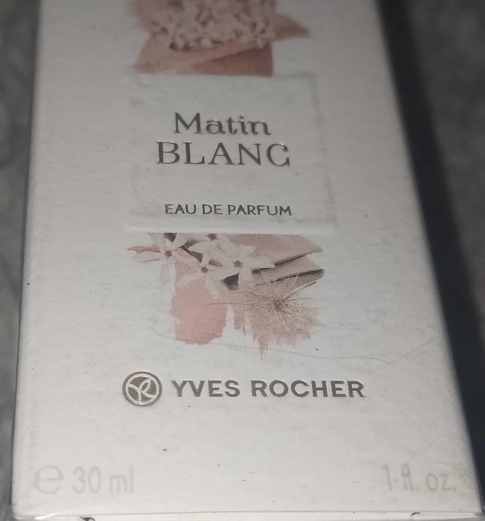 Yves Rocher парфюм. Matin Blanc Солнечное Утро оригинал 30мл