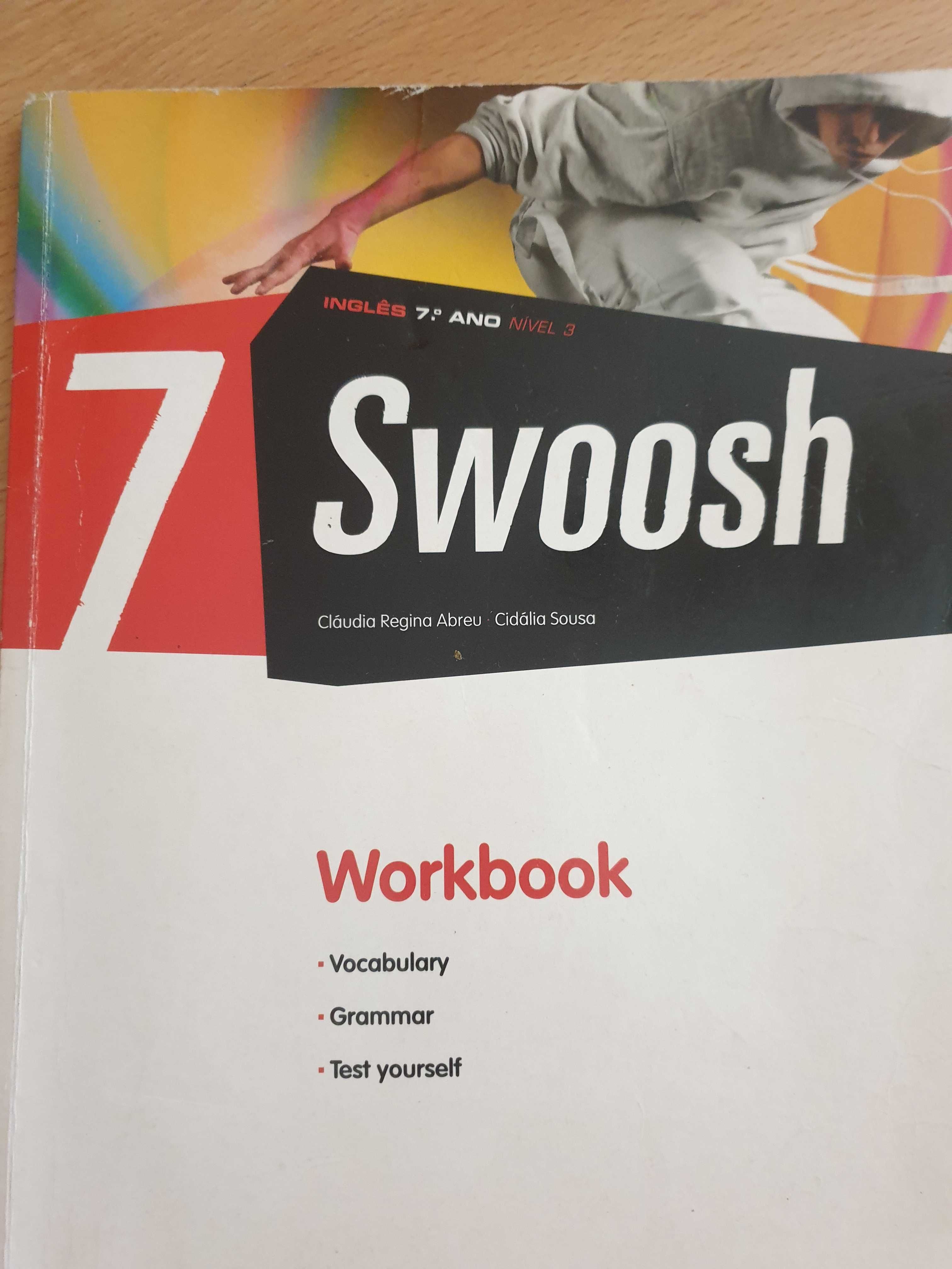 caderno de atividades Workbook Swoosh 7º ano