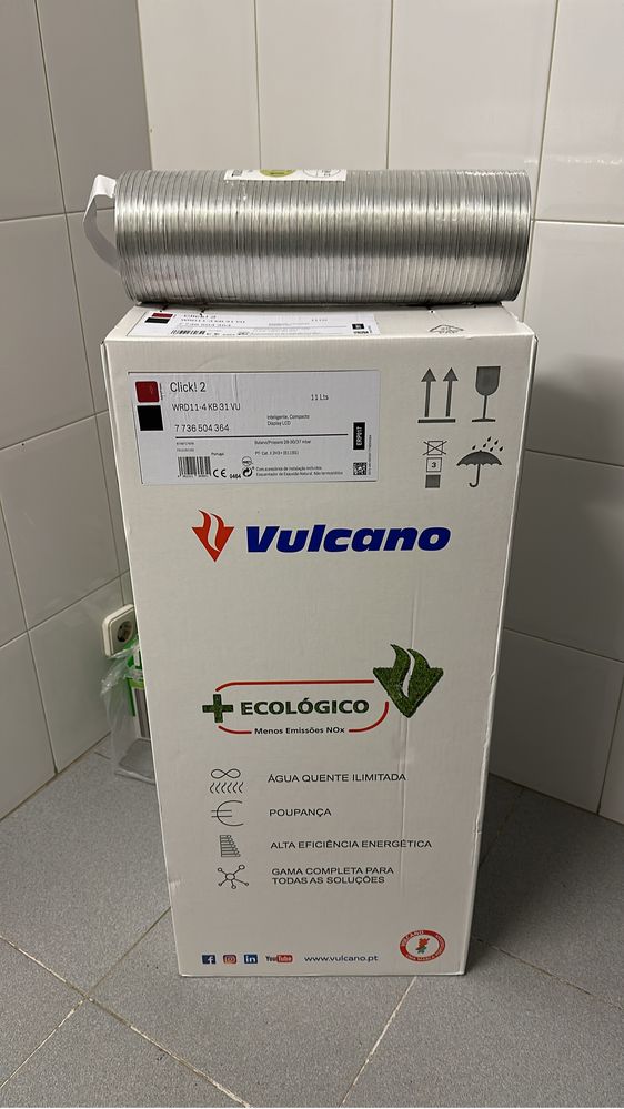 Esquentador a gás VULCANO Click 2 BUTANO/PROPANO