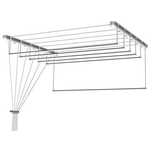 Suszarka sufitowa 4 pręty 90x39,5cm fi13 biała