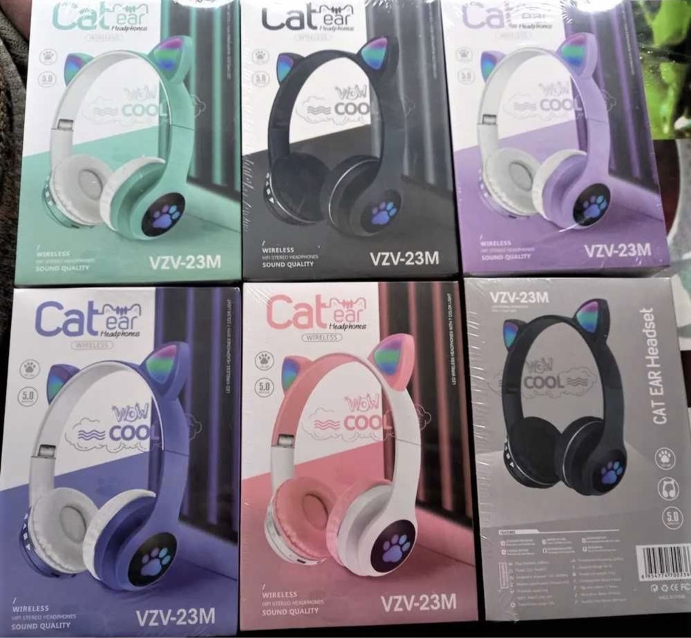 Безпровідні Bluetooth Навушники CatEar, наушники с ушками, з вушками