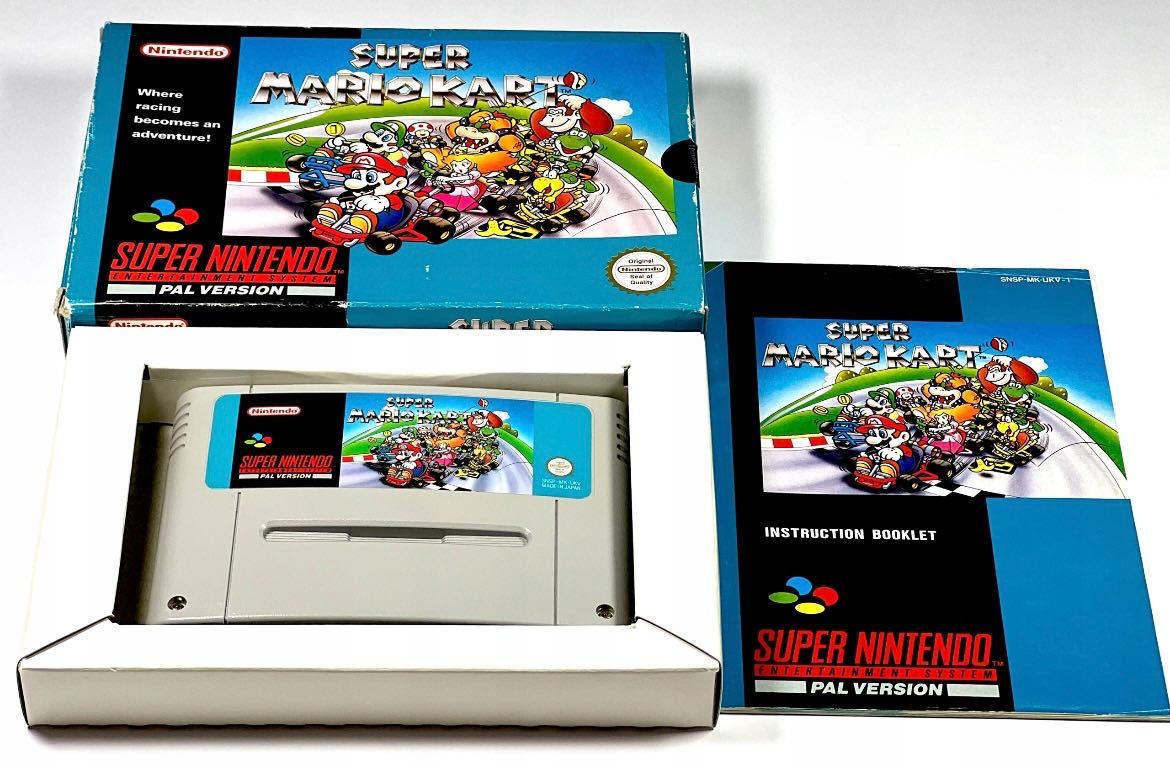 Super Mario Kart Super Nintendo SNES