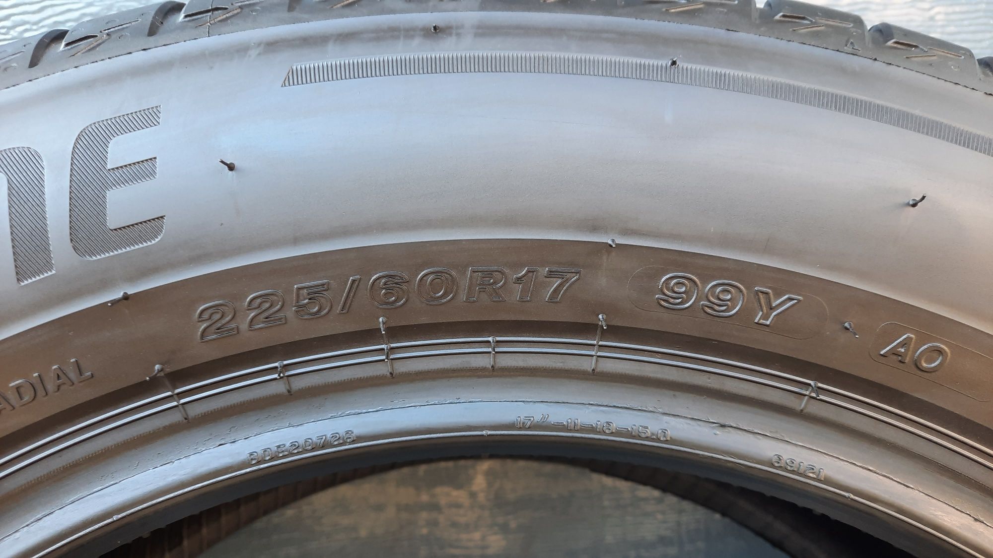 Bridgestone 225/60 R17 Turanza 2021