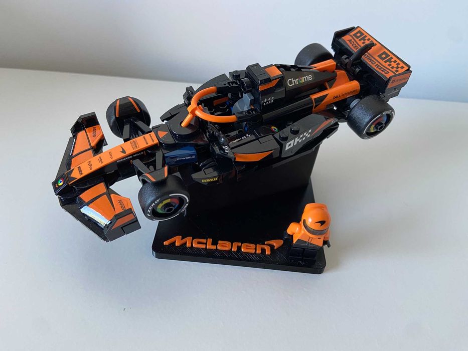 Suporte para LEGO Speed Champions - Carro de Corrida McLaren F1 Team