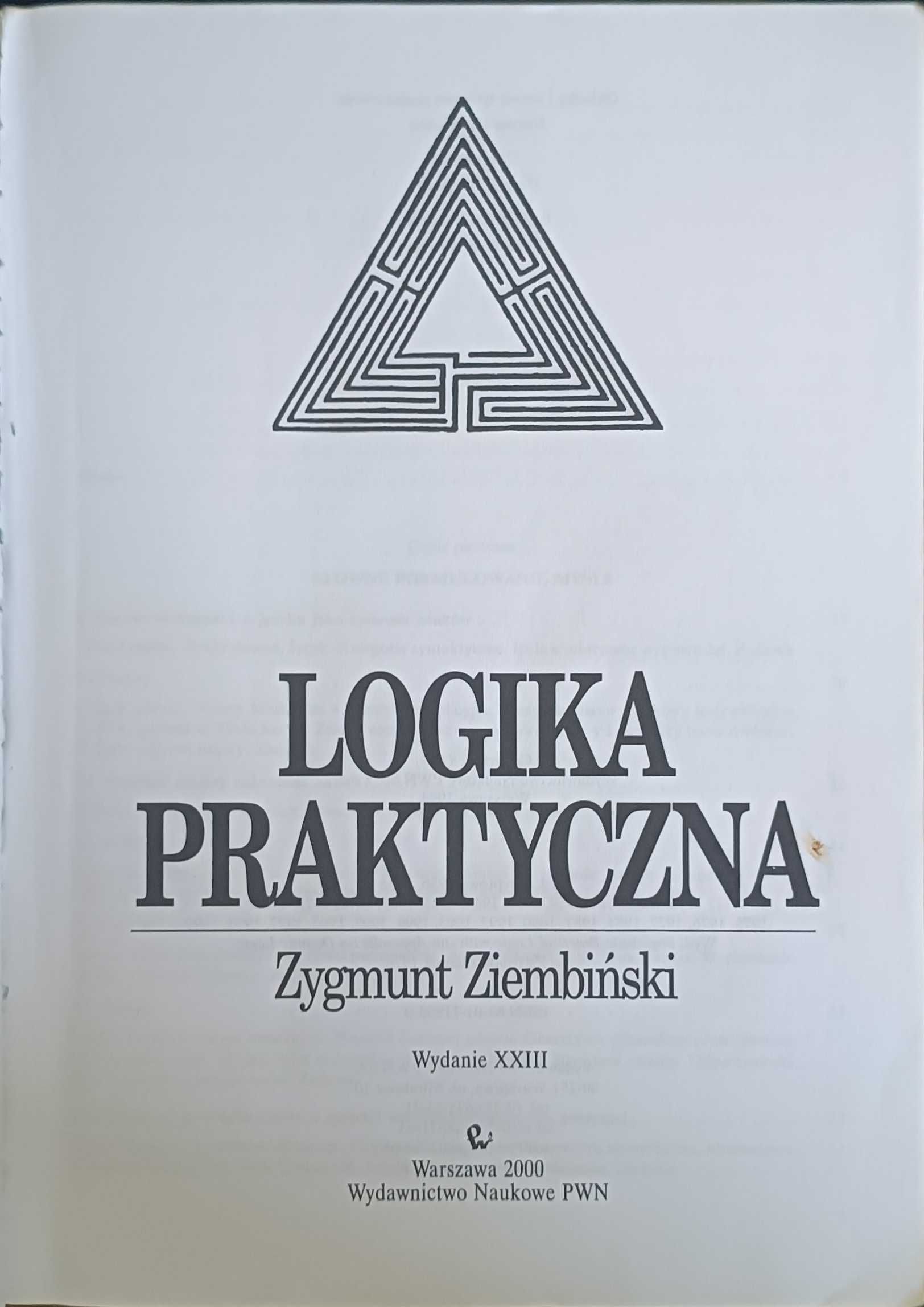 Logika praktyczna Ziembiński