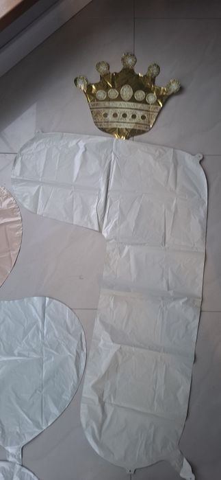 Komplet 6 balonów urodzinowych na hel 7 lat