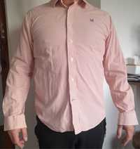Koszula męska slim fit w kratkę w rozmiarze L firmy Crew Clothing Co.
