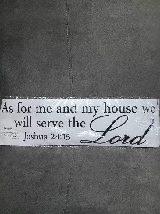 Naklejka Ścienna, cytaty biblijne