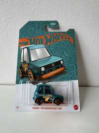 Hot Wheels Tooned Volkswagen Golf Mk1 - Pearl & Chrome -