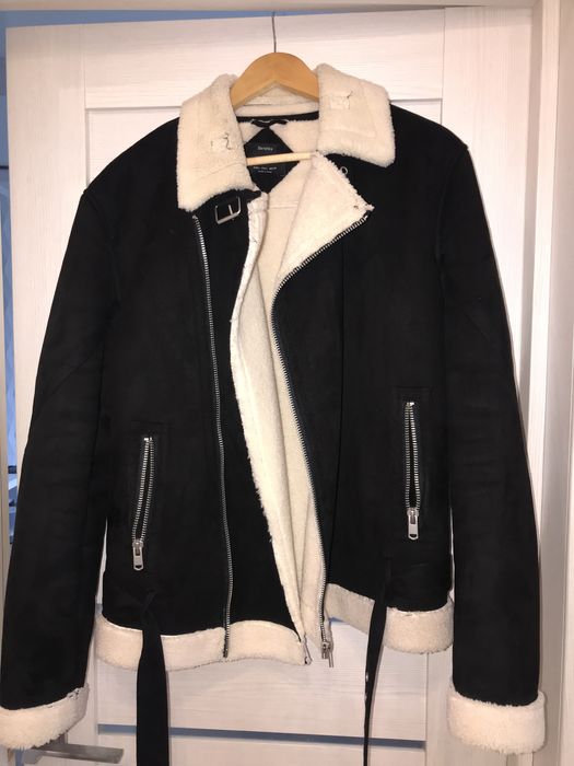 Пилот дубленка Bershka