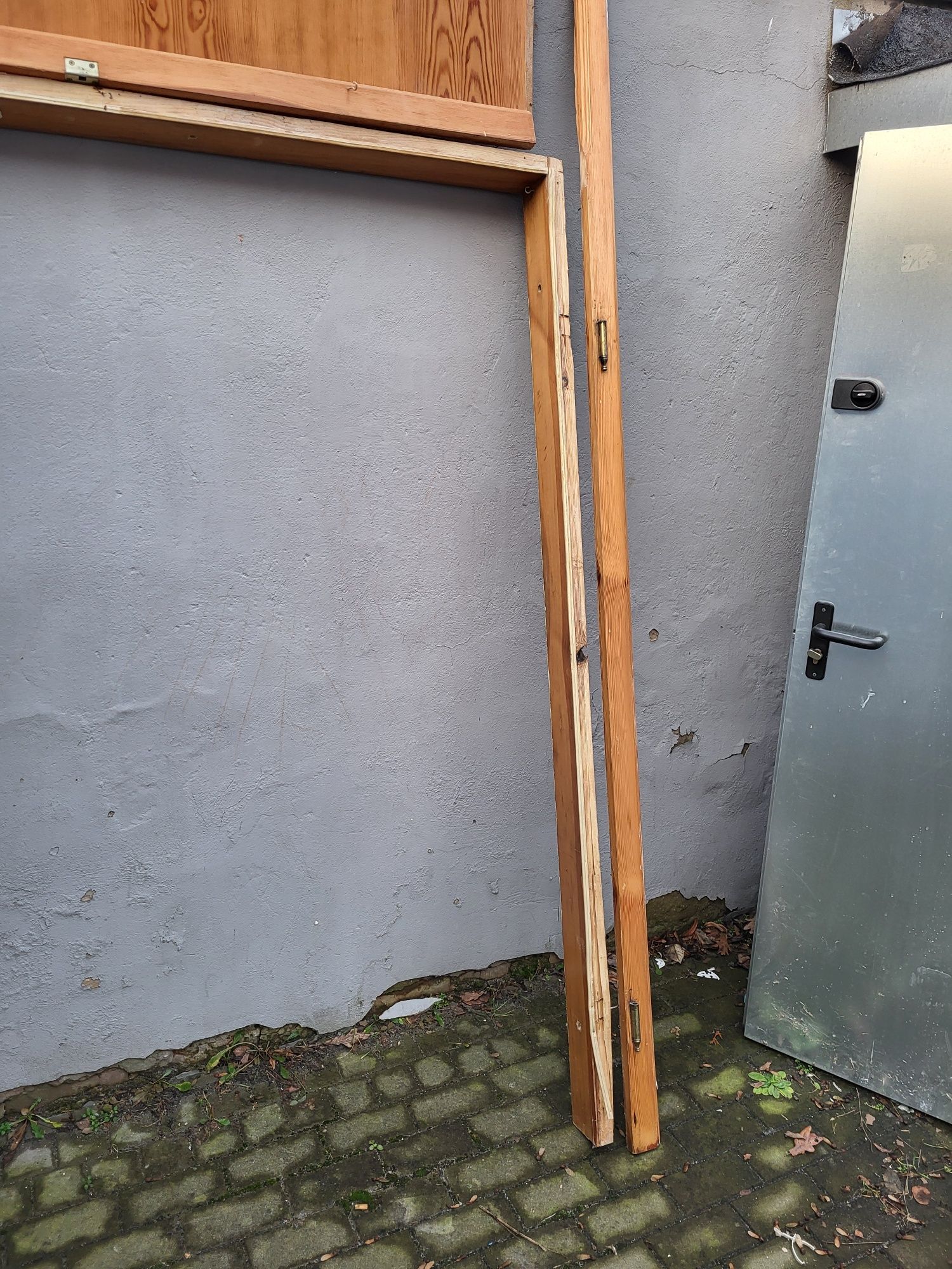 Drzwi drewniane  dwuskrzydłowe 163x200