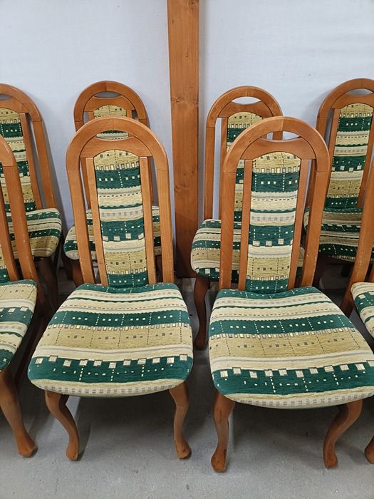 Krzesła tapicerowane bukowe