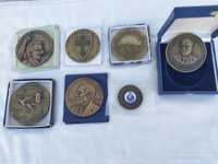 7 medalhas bronze motivos variados