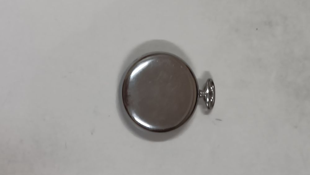 Relógio bolso corda antigo Cristal 15 jw 1950!