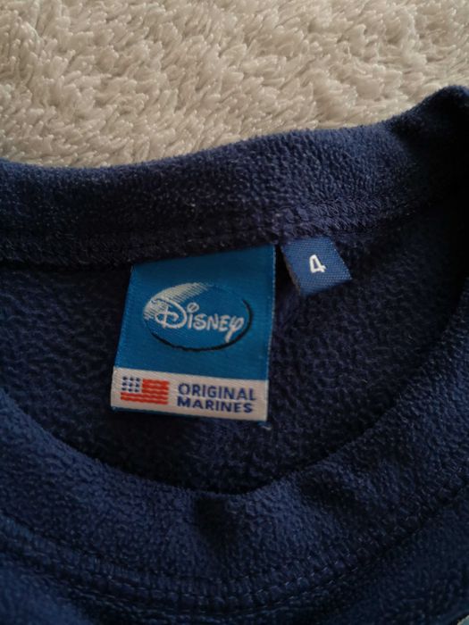Granatowa polarowa bluza Disney 98 - 104 myszka Mickey Miki jak nowa
