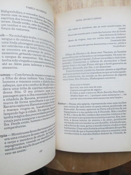 dicionário de Mitos, Deuses e Lendas, de Pamela Allardice