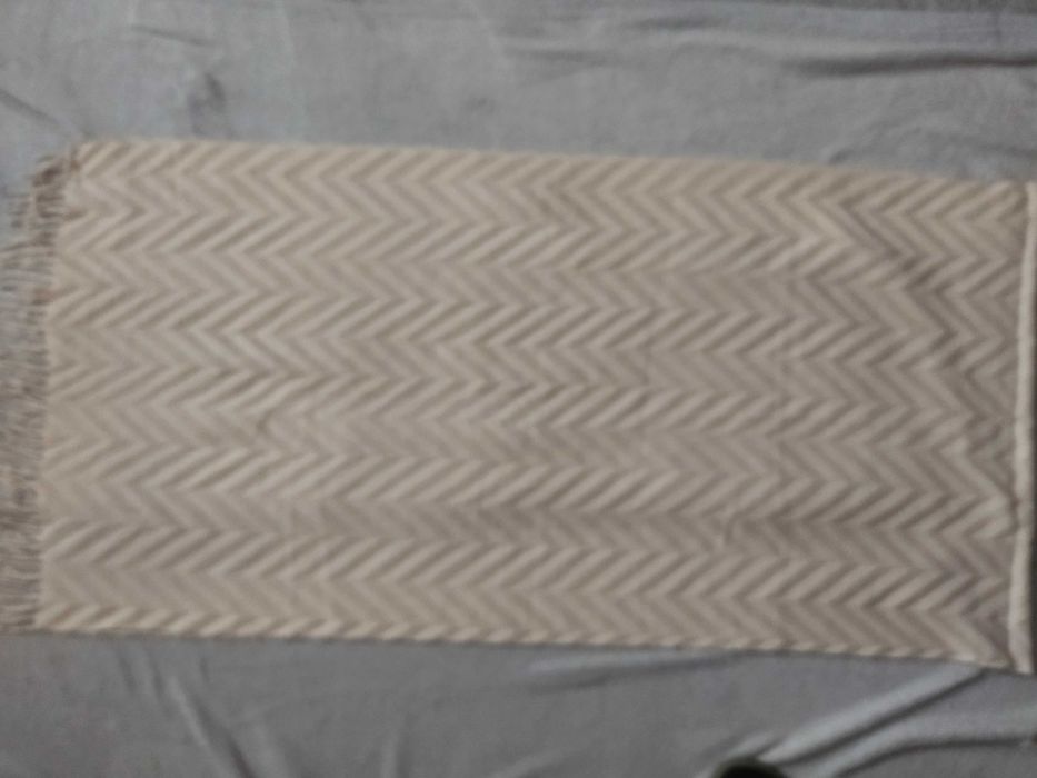 Szal damski jasny beżowy