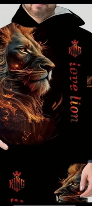 Чоловічий спортивний костюм з 3 D малюнком