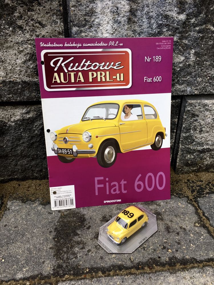 FIAT 600D-auta PRL,model,autka,kolekcja