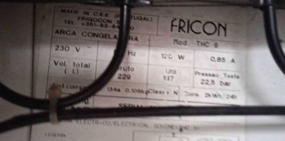 Arca Congeladora Fricon Horizontal 229 Litros.Negociável