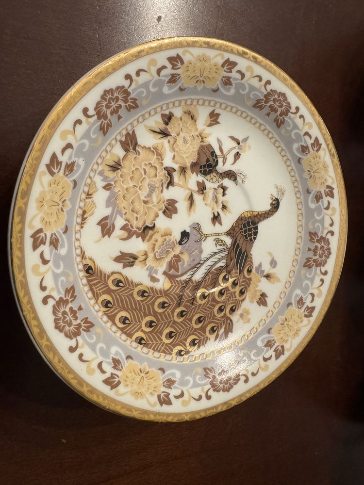 Zastawa, komplet, porcelana, zestaw kawowy, filiżanki talerzyki Veroni