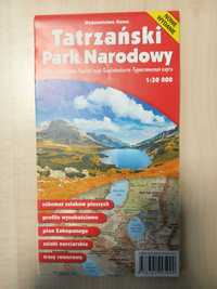 Tatrzański Park Narodowy mapa turystyczna 1: 30 000 Tatry tanio