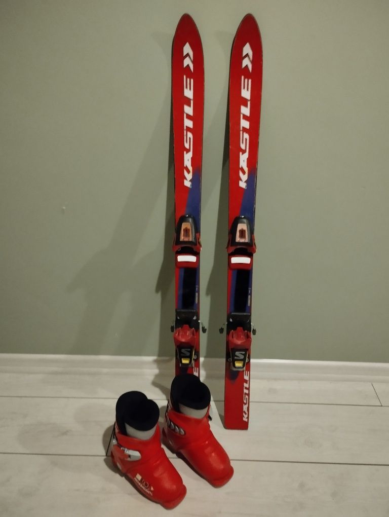 Narty Salomon 100cm + Buty Rossignol 175mm, komplet dla Dziecka