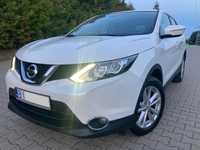 Nissan Qashqai Salon Polska,Nawigacja,Kamera,Niski przebieg,Bezwypadkowy,Biała perła