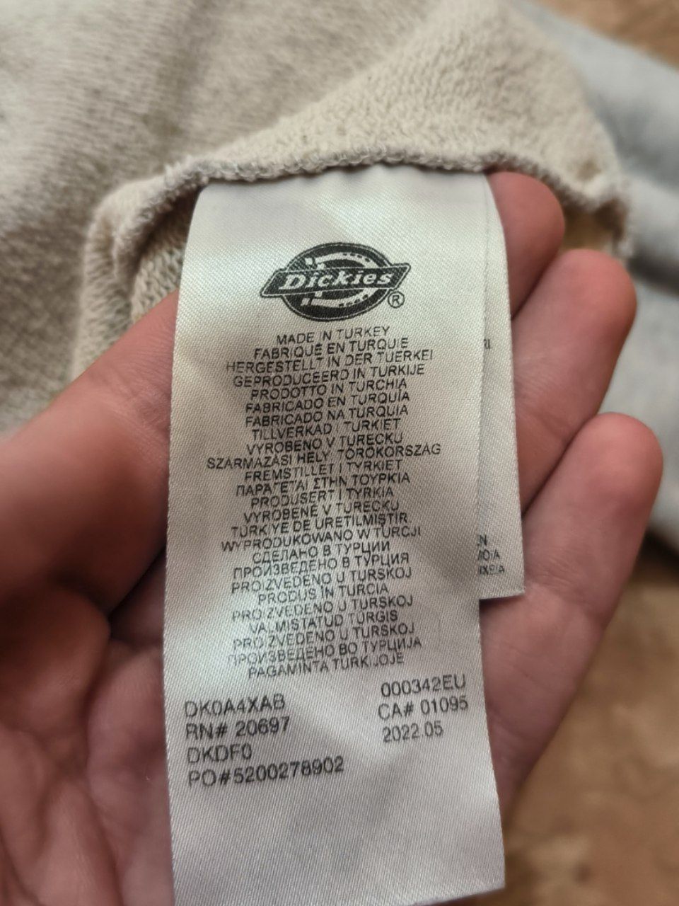 Кофта Dickies з вишитим логотипом