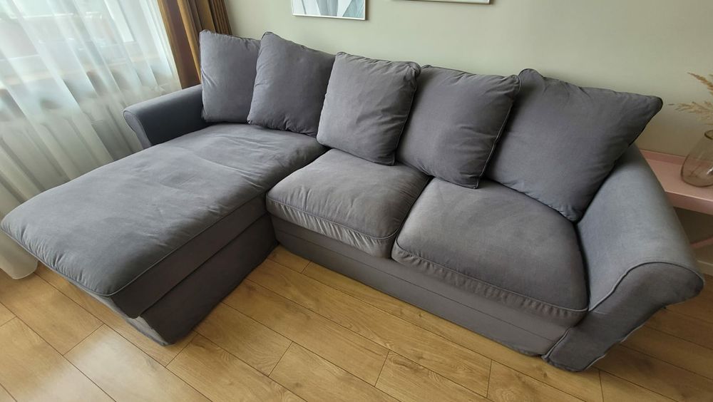 Sofa 3-osobowa z szezlongiem GRONLID