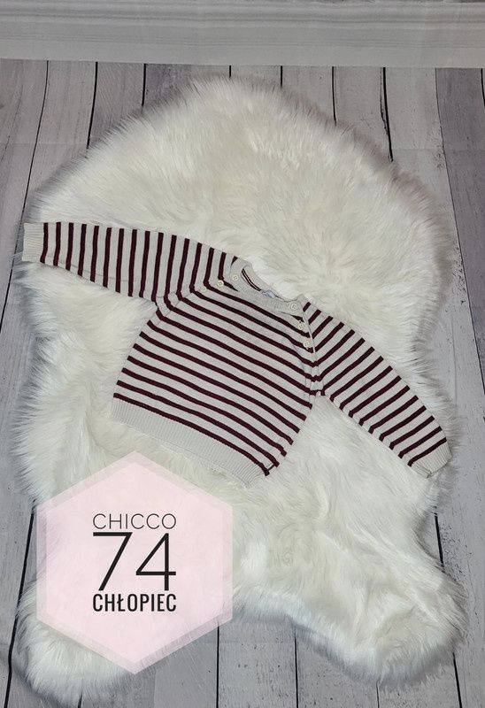 Sweter 74 Chicco chłopiec