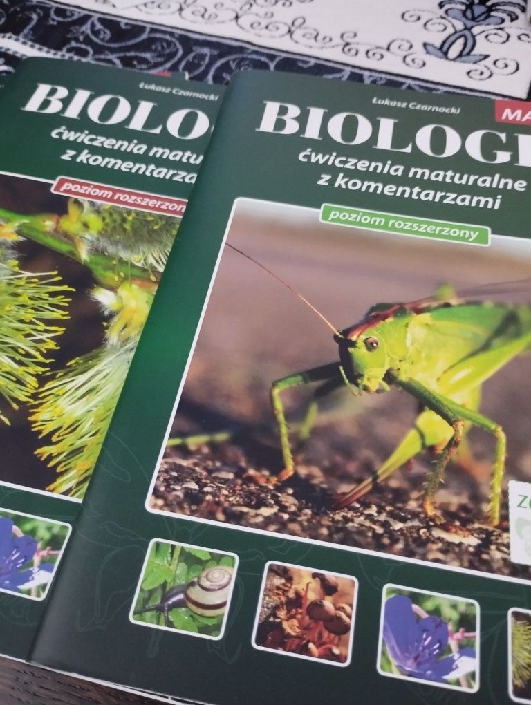 Biologia Łukasz Czarnocki  ćwiczenia maturalne z komentarzami