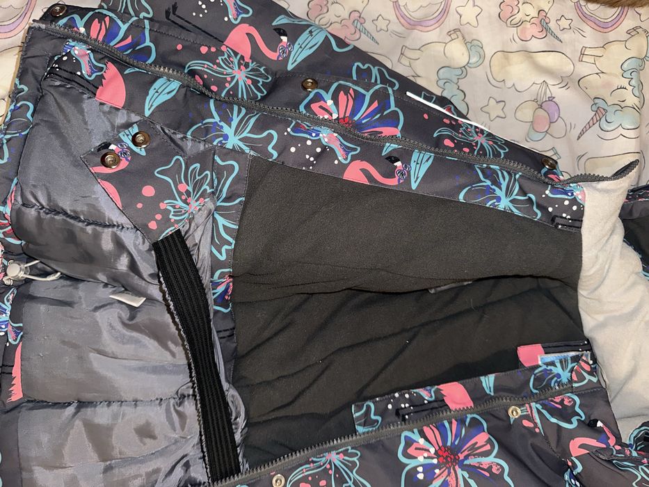 Зимова куртка дитяча термо мембранна для дівчинки 6/116-122 Lassye