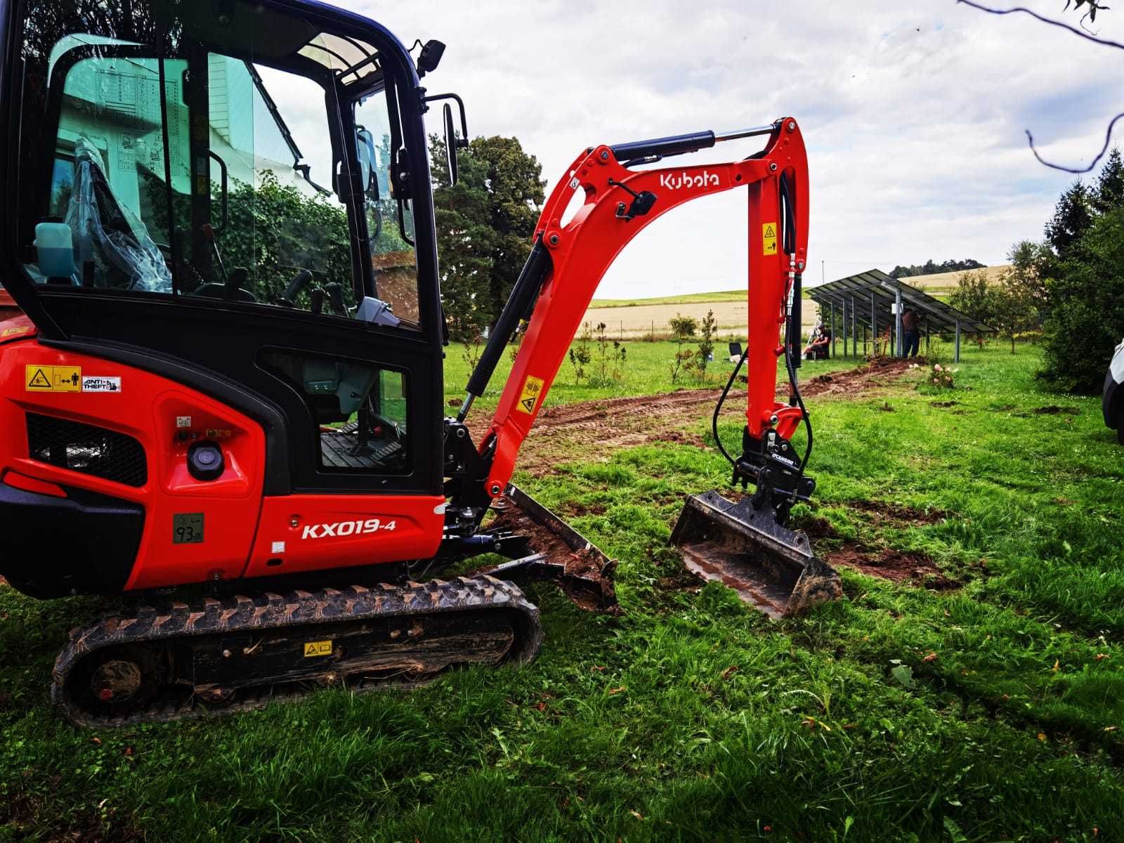 Usługi minikoparką, wozidło 700kg i transport wywrotką do 3.5t