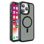 Magnetyczne Etui Z Magsafe Color Matte Case Do Iphone 14 Plus - Czarne