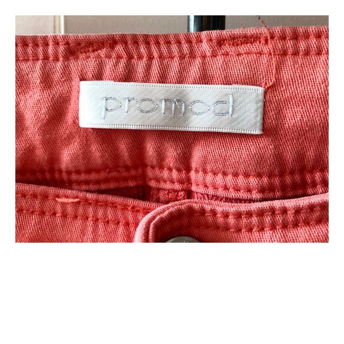 Jeansy Promod 7/8 łososiowe, rozmiar 40/M/L