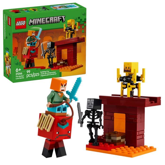 Klocki Lego Minecraft Bitwa na moście Netheru dla dzieci 6+