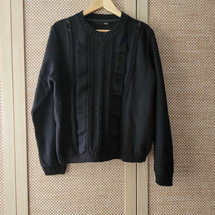 Czarny sweterek damski, 44 /46 r, stan idealny