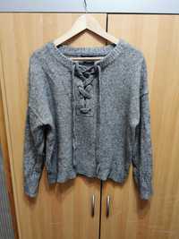 Szary sweterek Zara S