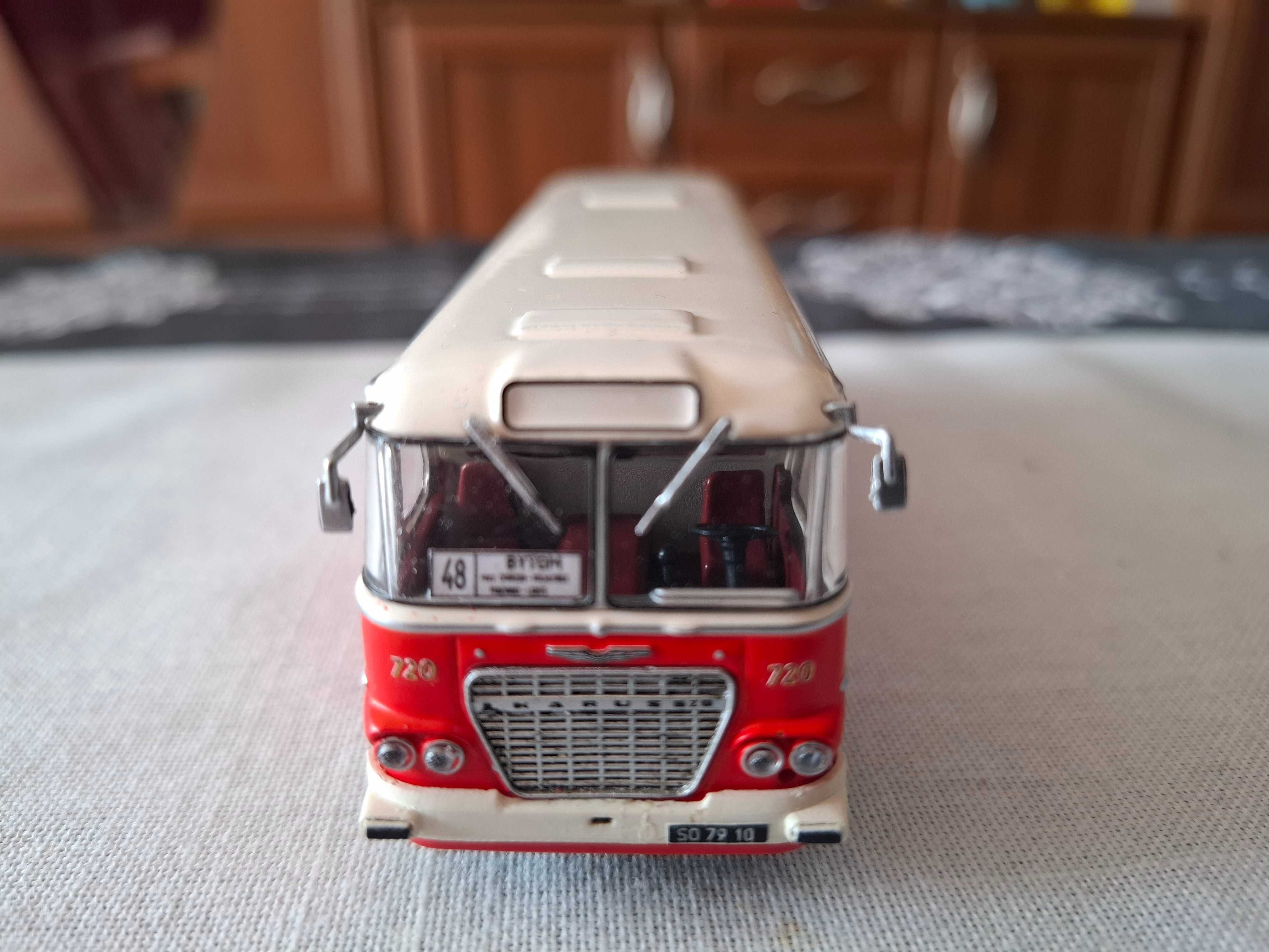 Ikarus 620 model KAP 1:72 malowanie WPK Katowice