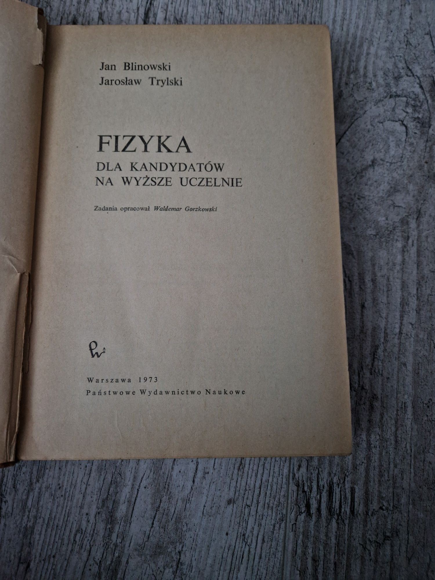 Fizyka - Blinowski, Trylski