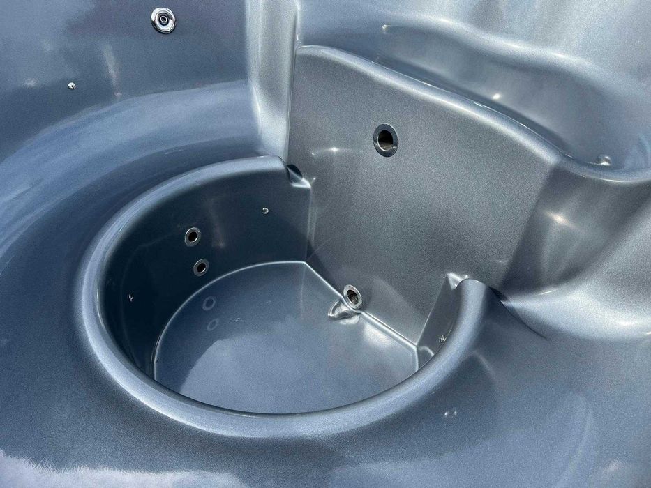 Balia bania ogrodowa jacuzzi gorąca beczka spa hydro aero led piec wew