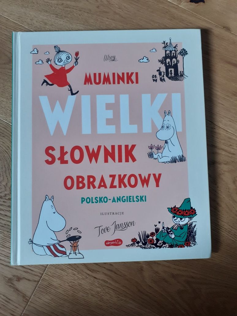 Muminki wielki słownik obrazkowy polsko angielski NOWY