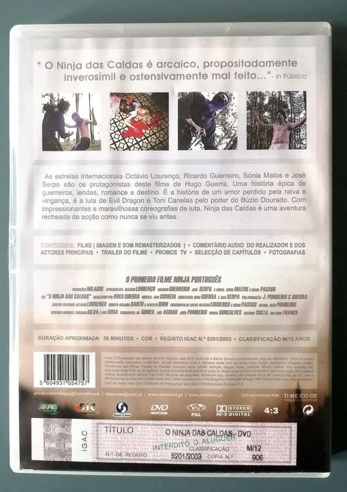 DVD "O Ninja das Caldas"