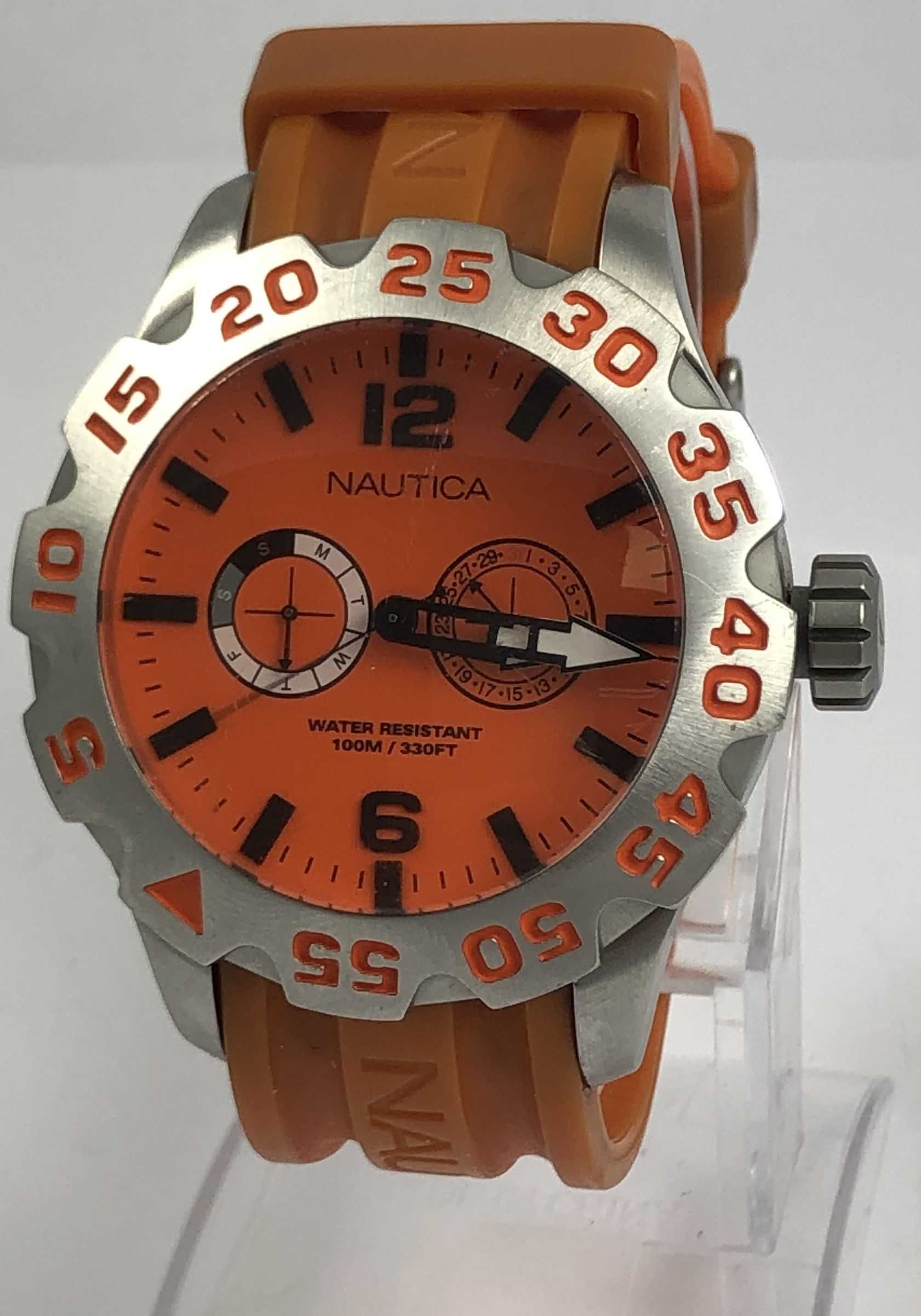 Zegarek  Nautica A16606G Pomarańczowy Pasek