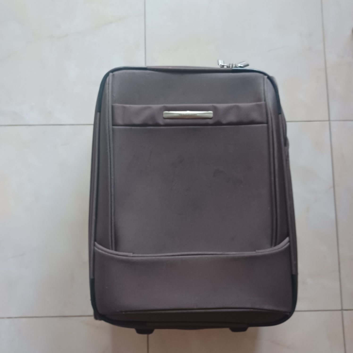 Walizka SNOWBALL materiałowa na kółkach poszerzana 22-36-48 cm