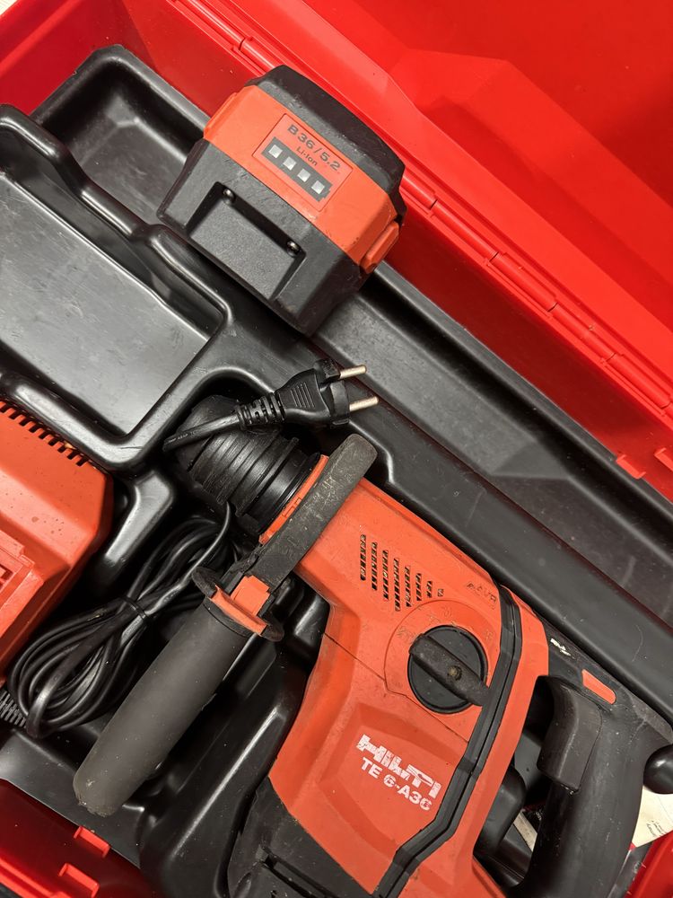 Hilti TE 6-A36 комплект перфоратор безщітковий Хілті