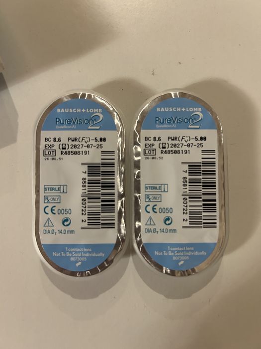 Контактні лінзи 2 шт