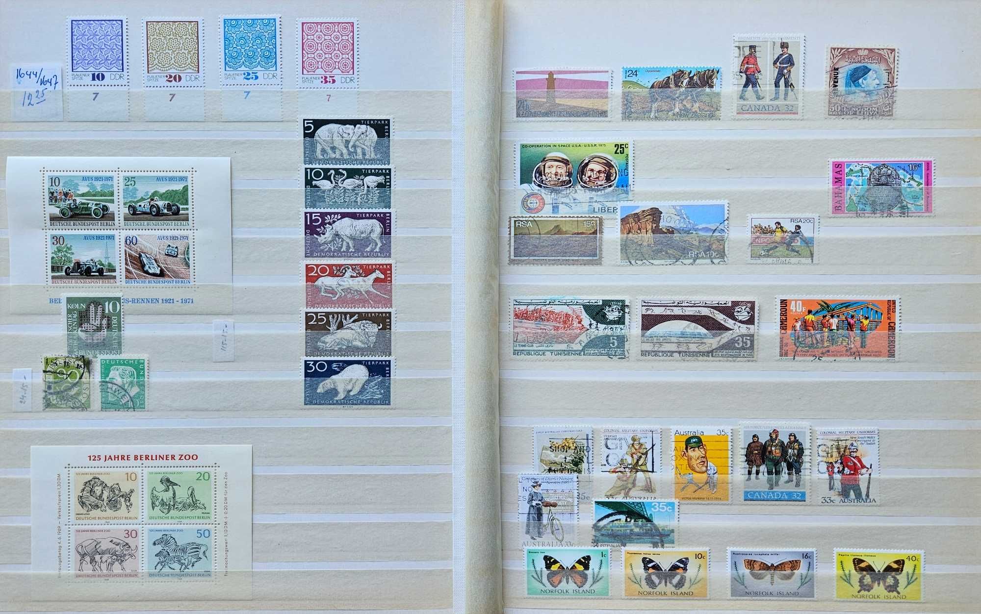 Klaser ze Znaczkami Niemcy dr brd ddr Berlin Deutsche Bundespost