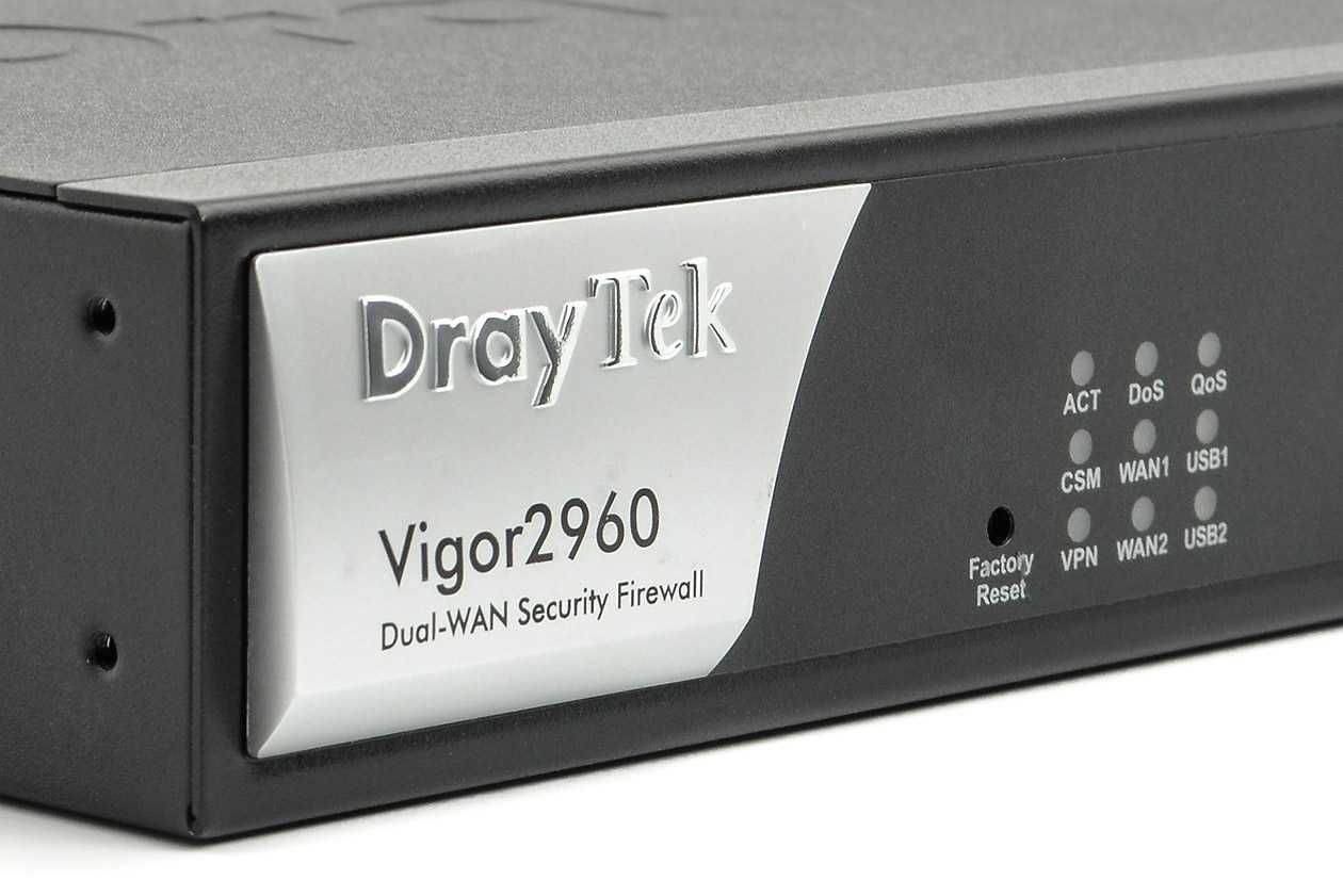 Draytek Vigor 2960 dual-WAN Security Firewall - VPN Gigabit Router